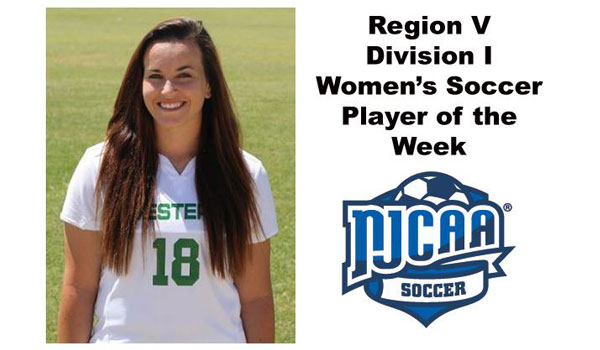 Region V Division I Women's Soccer Player of the Week (Sept. 4-10)